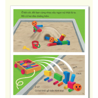 Đôi Bạn Khối Gỗ