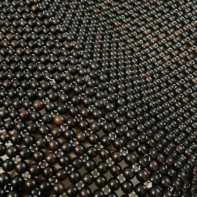 Chiếu Hạt Gỗ Cẩm Cao Cáp - Kích Thước 1,8mx2m hạt 1.2cm ( video , hình thật )