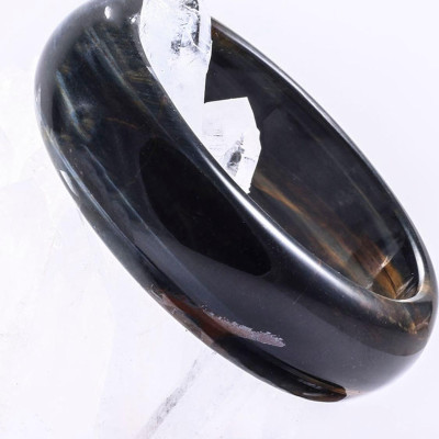 Vòng thạch anh mắt ưng bản hẹ ni 61 mệnh thủy, mộc - Ngọc Quý Gemstones