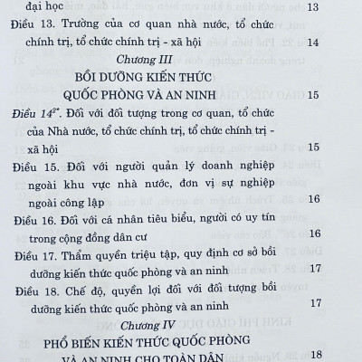 Luật Giáo Dục Quốc Phòng Và An Ninh Năm 2013 (Sửa Đổi, Bổ Sung Năm 2018, 2025)