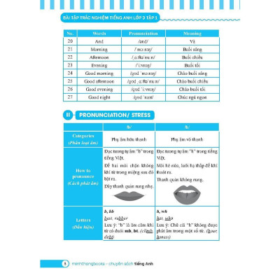 Sách - Global Success - Bài Tập Trắc Nghiệm Tiếng Anh Lớp 3 - Tập 1 - Minh Thắng