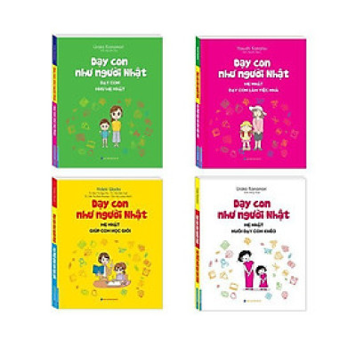 Sách - Dạy Con Như Người Nhật - Combo 4 Cuốn - Minh Thắng