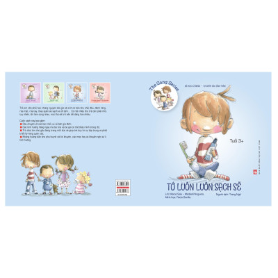 Sách - Bé Học Kĩ Năng - Tự Chăm Sóc Bản Thân: Tớ Luôn Luôn Sạch Sẽ - NXB Phụ Nữ