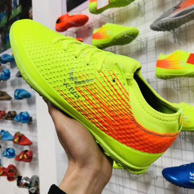 Giày bóng đá phủi = Wika Flash xanh chuối cao cấp 2022 -2023  mẫu giày khâu Ful;ll đế cao cấp