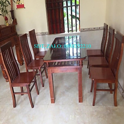 Bàn Ăn 2 Tầng Gỗ Xoan Đào