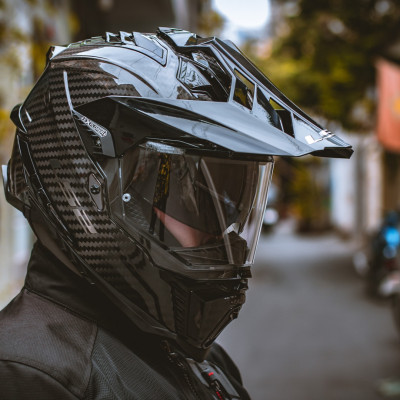 MŨ BẢO HIỂM CÀO CÀO DUAL SPORT LS2 MX701 EXPLORER CARBON - GARA20