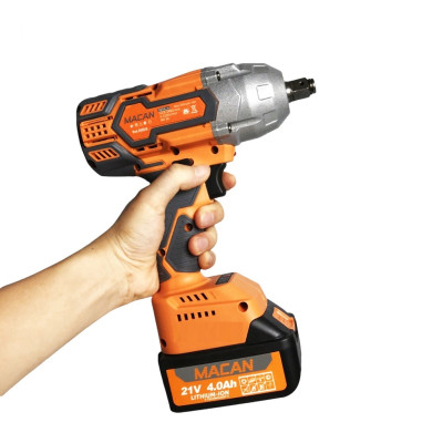  Máy Siết Bulong MACAN 21V Lực Siết Khủng 980Nm, Động Cơ Không Chổi Than