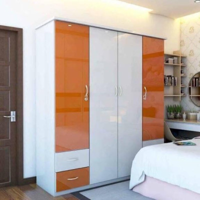 Tủ nhựa đài loan 4 cánh vân gỗ sồi