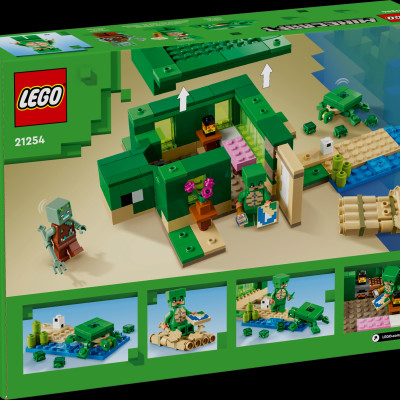 Đồ Chơi Lắp Ráp Ngôi Nhà Rùa Biển - The Turtle Beach House - Lego Minecraft 21254 (234 Mảnh Ghép)
