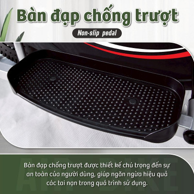 BG Xe đạp tập tại nhà thể dục 8703 kết hợp tay chân - giúp rèn luyện sức khỏe hiệu quả