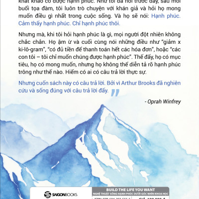 SÁCH - Nghệ Thuật Sống Hạnh Phúc Dưới Góc Nhìn Khoa Học - Tác giả Arthur C.Brooks & Oprah Winfrey