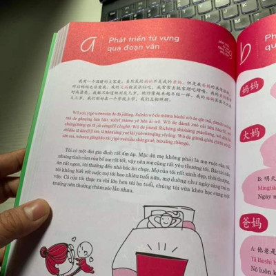 Combo 2 sách Từ điển hình ảnh Tam Ngữ Trung Anh Việt – Visual English Vietnamese Chinese Trilingual Dictionary +Phát triển từ vựng tiếng Trung Ứng dụng (in màu) (Có Audio nghe) +DVD tài liệu 