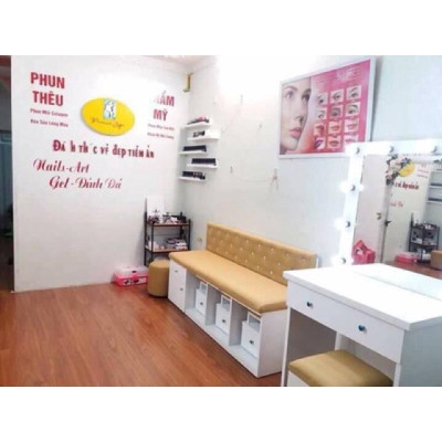 Ghế nail m5 3 gác chân đủ màu