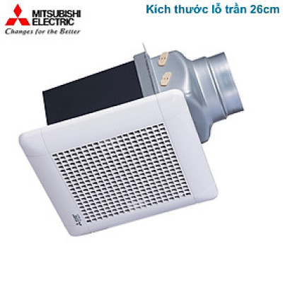 Quạt hút âm trần nối ống gió Mitsubishi VD-15Z4T6 12W Made in ThaiLand HÀNG CHÍNH HÃNG