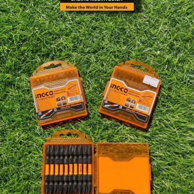 BỘ MŨI BẮT VÍT 2 ĐẦU BAKE 10 CHI TIẾT INGCO SDBIM21PH233 - HÀNG CHÍNH HÃNG