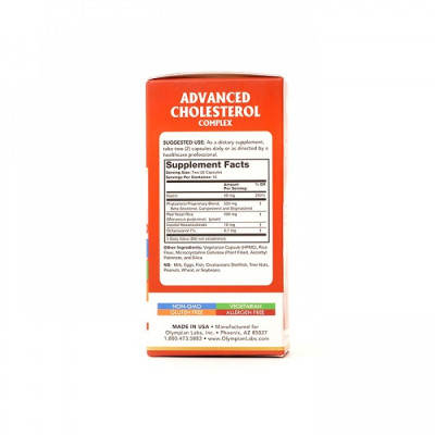 Advanced Cholesterol Complex Hỗ trợ cân bằng cholesterol, mỡ máu Olympian Labs