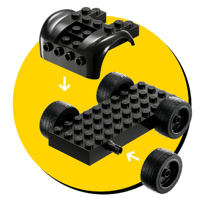 Đồ Chơi Lắp Ráp Batman Và Xe Chiến Đấu Với Mr. Freeze LEGO SUPERHEROES 76301 (63 Chi Tiết)