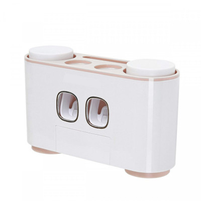 Hộp đựng kem đánh răng - bộ nhả kem đánh răng tự động thông minh treo dán tường siêu dính chắc ( không cần khoan tường ốc vít ) nhiều size