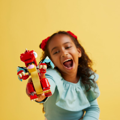 Đồ Chơi Lắp Ráp Rồng Đỏ May Mắn 3 In 1 - Red Dragon - Lego Creator 31145 (149 Mảnh Ghép)