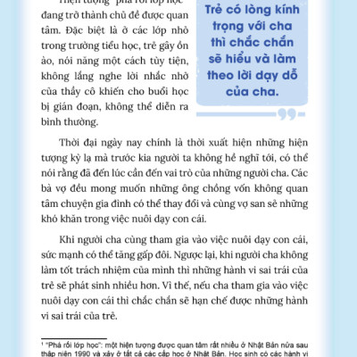 Sách Làm cha - 7 nghĩa cử giúp con khôn lớn mỗi ngày - Makoto Shichida