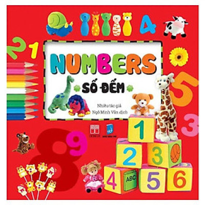 Sách - Bé Yêu Đi Mẫu Giáo - Số Đếm - Song Ngữ Anh Việt - Đông A