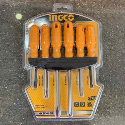 BỘ TUỐC NƠ VÍT 6 CHI TIẾT INGCO HKSD0658 - HÀNG CHÍNH HÃNG