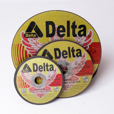 (1 Viên) Đá Cắt Kim Loại Delta 125x2x22mm Thiết Kế Lưỡi Đá Sắc Nét và Chống Mài Mòn | TOPWIN Official Store