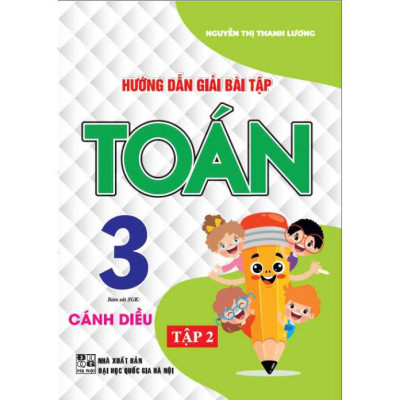 Sách - Combo hướng dẫn giải bài tập toán lớp 3 tập 1 + 2 (bám sát sgk cánh diều)  (HA-MK)
