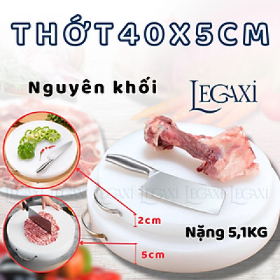 Thớt Nhựa 40x5cm Có Quai Xách, Nhựa PE Nguyên Khối Kháng Khuẩn Cắt Thịt Rau Củ Cho Gia Đình Nhà Hàng