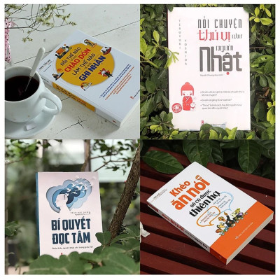 Combo sách: Bí quyết đọc nội tâm + Khéo ăn nói sẽ có được thiên hạ + Nói chuyện thú vị như người Nhật + Nói thế nào để được chào đón (MinhLongBooks)