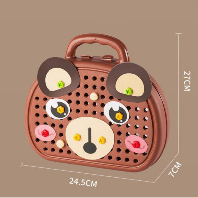 Bộ Đồ Chơi Kỹ Sư Lắp Ráp Kèm Khoan Điện,Ốc Vít , Đồ Chơi Lắp Ráp, Đồ Chơi Trẻ Em