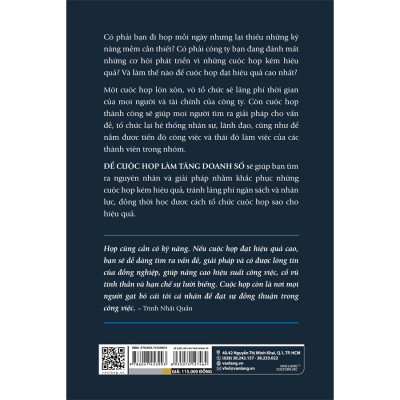 Để Cuộc Họp Làm Tăng Doanh Số