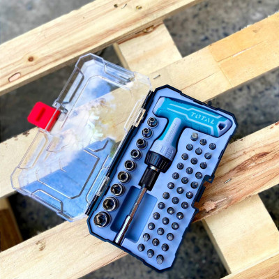 BỘ 47 TUA VÍT VẶN TAY CẦM T TOTAL TACSD30476 - HÀNG CHÍNH HÃNG