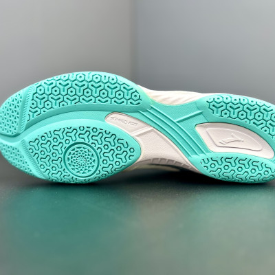 Giày Bóng Bàn Speed Art 28020 Trắng Xanh Mint - Tốc Độ, Hiệu Suất, Phong Cách, Chuyên Nghiệp Và Bền Bỉ