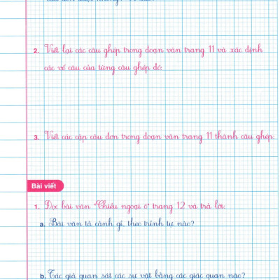 Vở Ô Li Bài Tập Tiếng Việt 5 (Bám Sát SGK Cánh Diều) (HA)