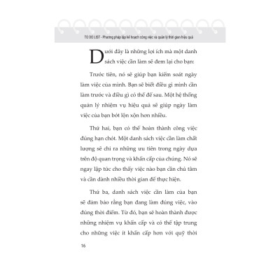 To Do List - Phương Pháp Lập Kế Hoạch Công Việc Và Quản Lý Thời Gian Hiệu Quả - 1980