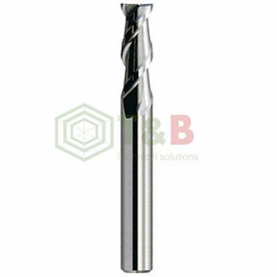 Dao Phay Phẳng 2 Me D1.5 x 2.25 x 45 Union Tool Model CAS2015-0225, Dao phay ngón gia công trước nhiệt, đồng, nhôm