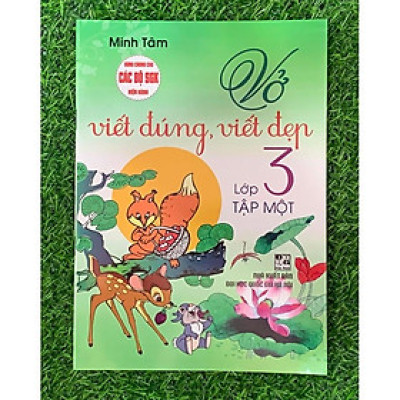 Sách- Vở Viết Đúng, Viết Đẹp Lớp 3 - Tập 1 (Dùng Chung Cho Các Bộ SGK Hiện Hành) (HA-MK)