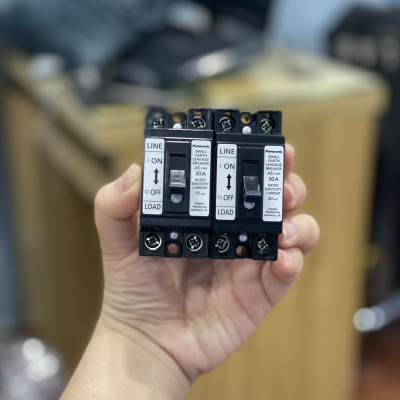 Cầu dao chống giật Panasonic BJS-3030NA2 dòng rò 15mA-30mA dòng tải 30A (CB cóc) - Hàng chính hãng