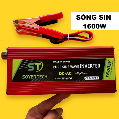 Kích Điện Nhật Bản 1600W Sóng Sin Chuẩn – Dùng Cho Gia Đình, Cực Ổn Định