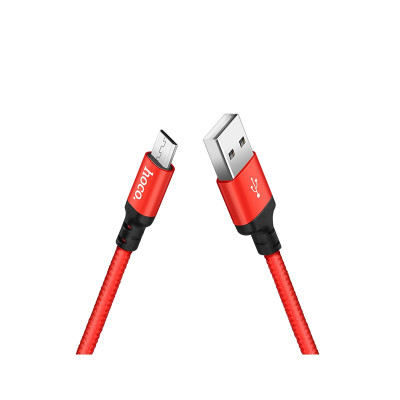  Cáp sạc nhanh Hoco X14 Micro USB cho thiết bị Android (màu ngẫu nhiên) -Hàng chính hãng