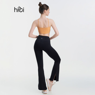 Quần Ống Loe Tập Yoga Gym Hibi Sports QD321 Kiểu Xẻ Tà, Chất Vải Cao Cấp.