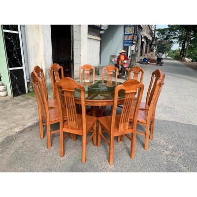 Bàn ghế ăn gỗ sồi