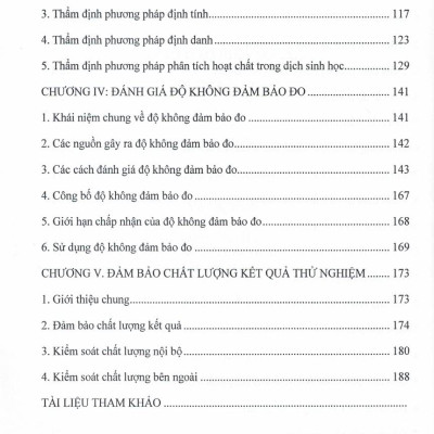 Thẩm Định Phương Pháp Và Đánh Giá Độ Không Đảm Bảo Đo Trong Phân Tích Hóa Học