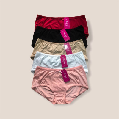 Combo 5 Quần Lót Nữ Cotton Lụa Mềm Lưng Cao Lady 515 – Che Bụng, Êm Ái, Co Giãn 4 Chiều