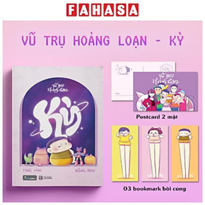 Sách - Vũ Trụ Hoảng Loạn - Kỳ - Tặng Kèm 1 Postcard 2 Mặt + 3 Bookmark 2 Mặt Bồi Cứng