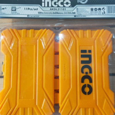 BỘ MŨI KHOAN BÊ TÔNG ĐUÔI TRƠN VÀ ĐUÔI GÀI 11 CHI TIẾT INGCO AKDL31101 - HÀNG CHÍNH HÃNG