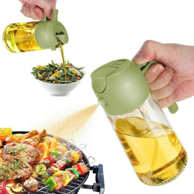 Bình xịt dầu ăn 470ml siêu tiện ích 2in1 (có thể rót và xịt). hàng chính hãng