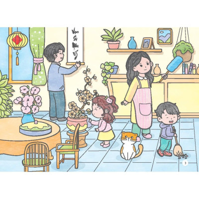 Sách Tô Màu - Baby Three 12 Con Giáp ở Vương Quốc Ngọt Ngào + Tết Và Lễ Hội Truyền Thống Việt Nam - Combo 2 Cuốn - Minh Thắng