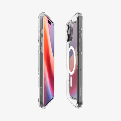 Ốp Lưng Spigen trong suốt sạc từ tính cho iPhone 16 Pro Max / 16 Pro, SPIGEN CRYSTAL HYBRID MAGFIT_ Hàng chính hãng